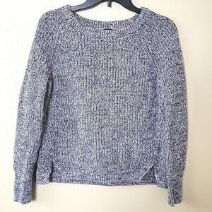 GAP Womens Gray Marled Chunky Knit Sweater - Size Medium